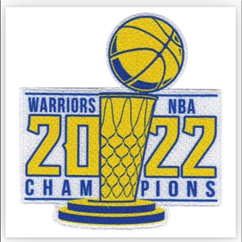 Golden State Warriors 2022 NBA Finals Champions‎ Bold Trophy FanPatch